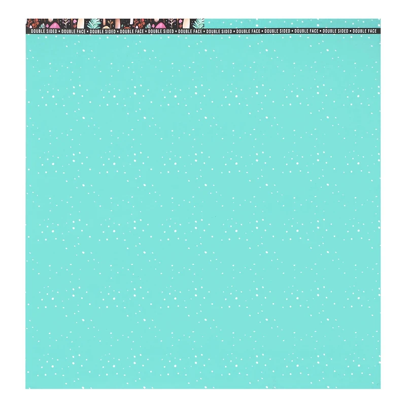 12" x 12" Double-Sided Blue Mushroom Cardstock Paper by Recollections™