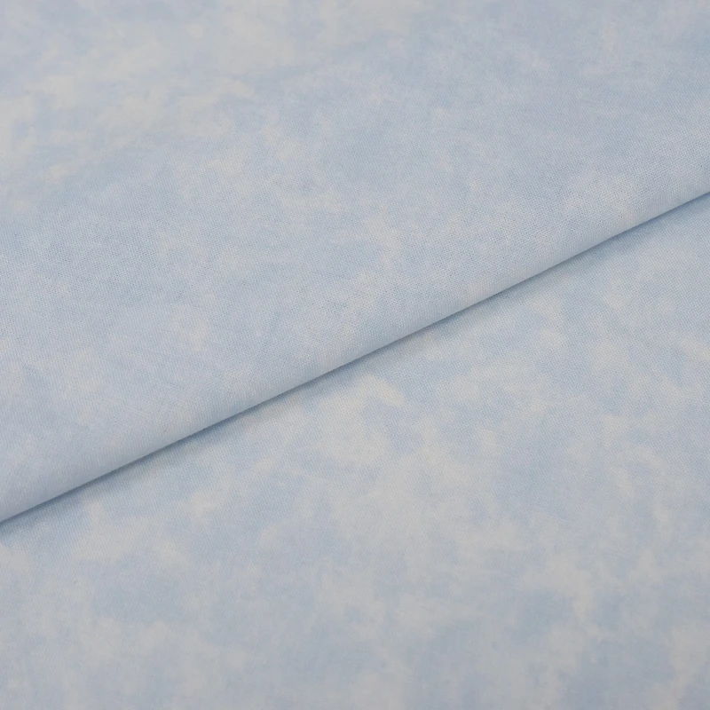 SINGER Christmas Tone-on-Tone Diamond Blue Cotton Fabric