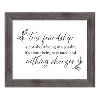 True Friendships Never Change Western Framed Print