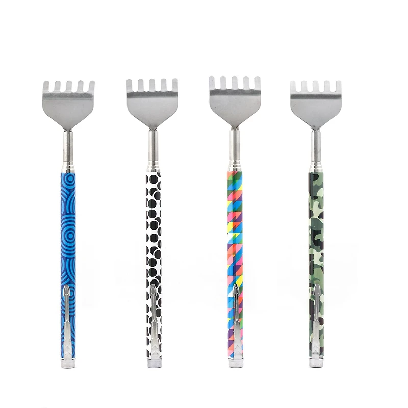 Assorted Kikkerland® Patterned Back Scratcher