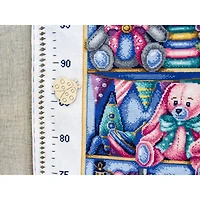 MP Studia Height Chart Toys Cross Stitch Kit