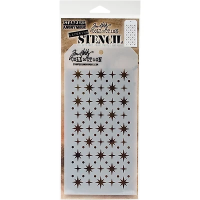 Stampers Anonymous Tim Holtz® Starry Layered Stencil