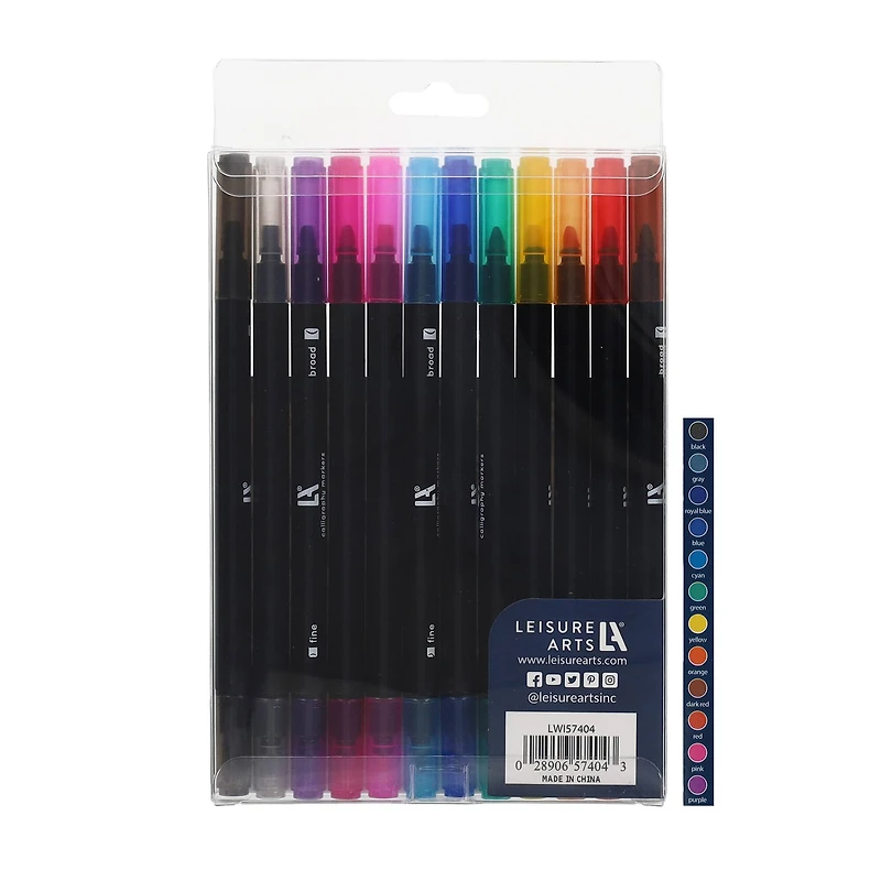 Leisure Arts® Calligraphy Marker Set