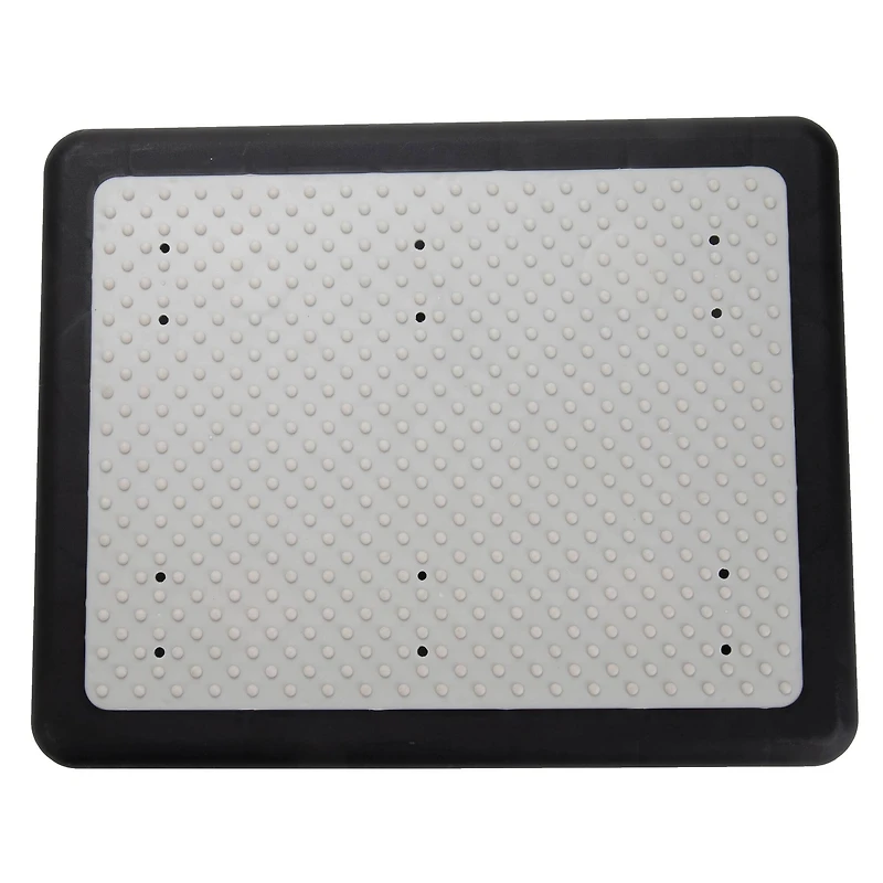 Mind Reader 20" Black Plastic Step Stool