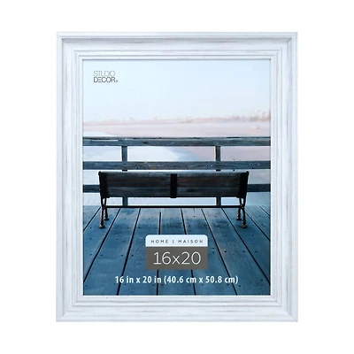 Home White Distressed Catalina Frame by Studio Décor