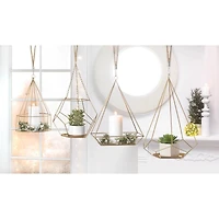 9" Hanging Geometric Plant Holder
