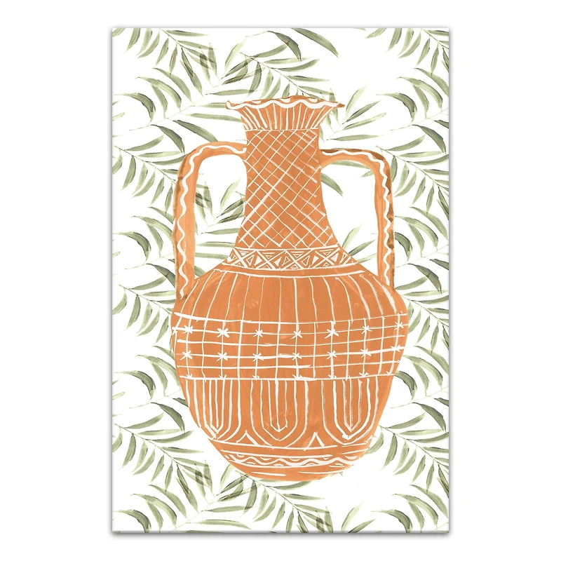 Patterned Pottery 24" x 36" Canvas Wall Art