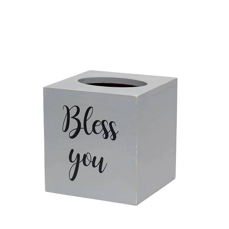 Elegant Designs Bless You Tissue Box Cover