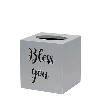 Elegant Designs Bless You Tissue Box Cover