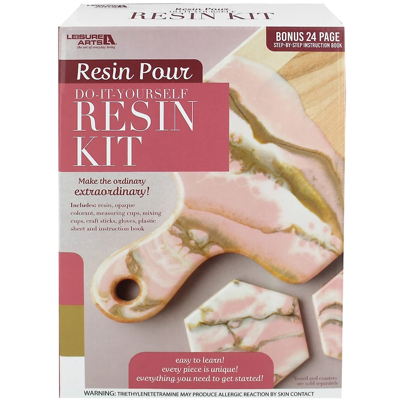 Leisure Arts® Blush Box Resin Pour Kit
