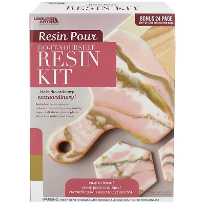 Leisure Arts® Blush Box Resin Pour Kit