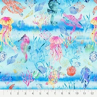 Fabric Editions Sea Critters Cotton Fabric