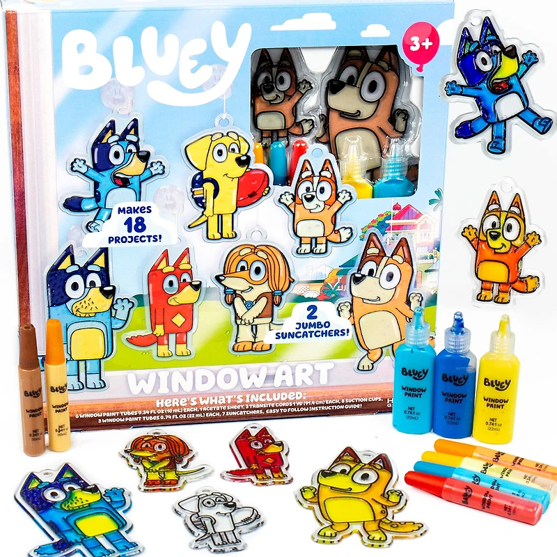 Bluey Window Art Kit