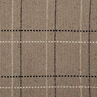 DII® Stone Variegated Plaid Recycled Yarn Rug Set, 2ft. x 3ft.