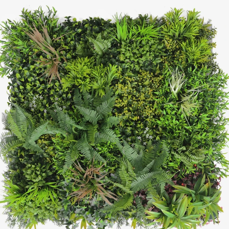 GreenSmart Dekor 40" Bali with LED lights Faux Green Plant Wall