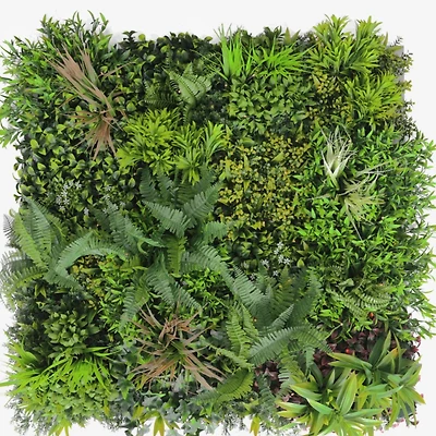 GreenSmart Dekor 40" Bali with LED lights Faux Green Plant Wall