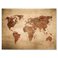 Designart - Ancient Map of The World VII