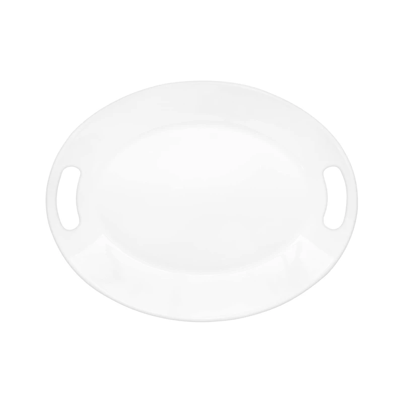 16" White Plastic Tray by Celebrate It™