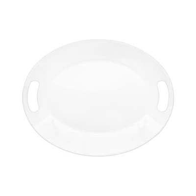 16" White Plastic Tray by Celebrate It™
