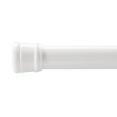 Bath Bliss White Tension Shower Rod