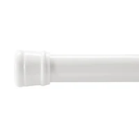 Bath Bliss White Tension Shower Rod