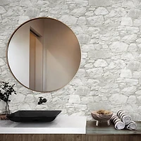 Surface Style Stone's Throw Peel & Stick Wallpaper