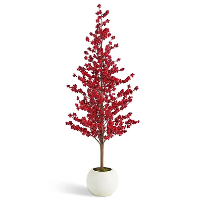 Glitzhome® 41"H Chirstmas Berry Porch Tree