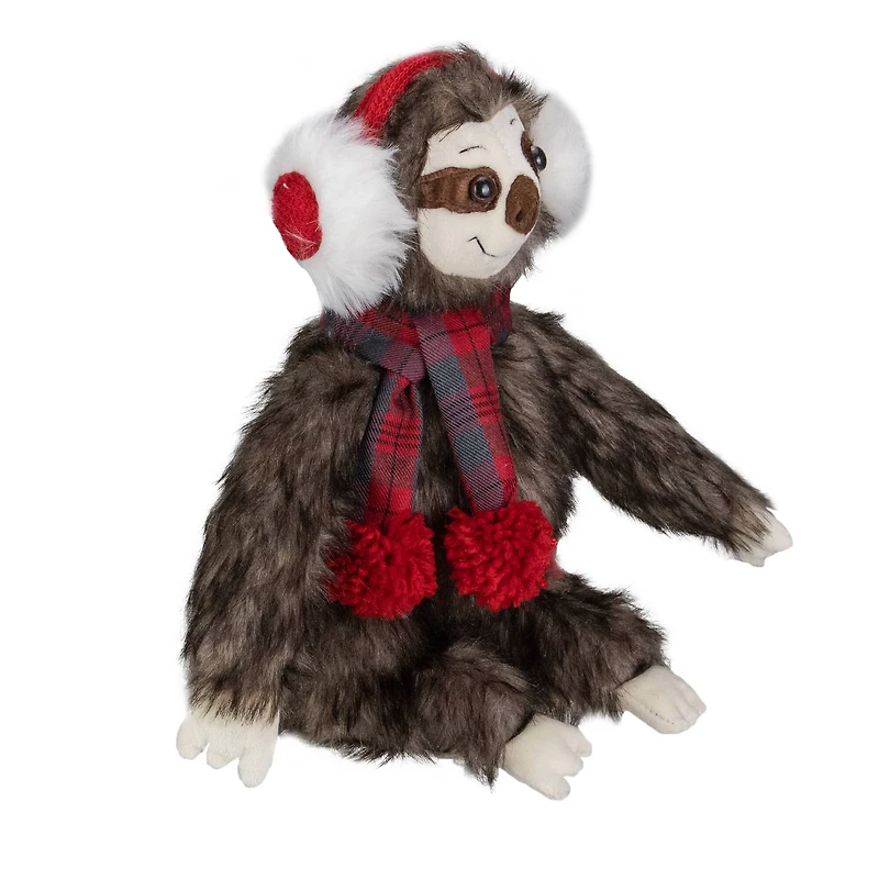 12" Plush Sitting Sloth Tabletop Decoration