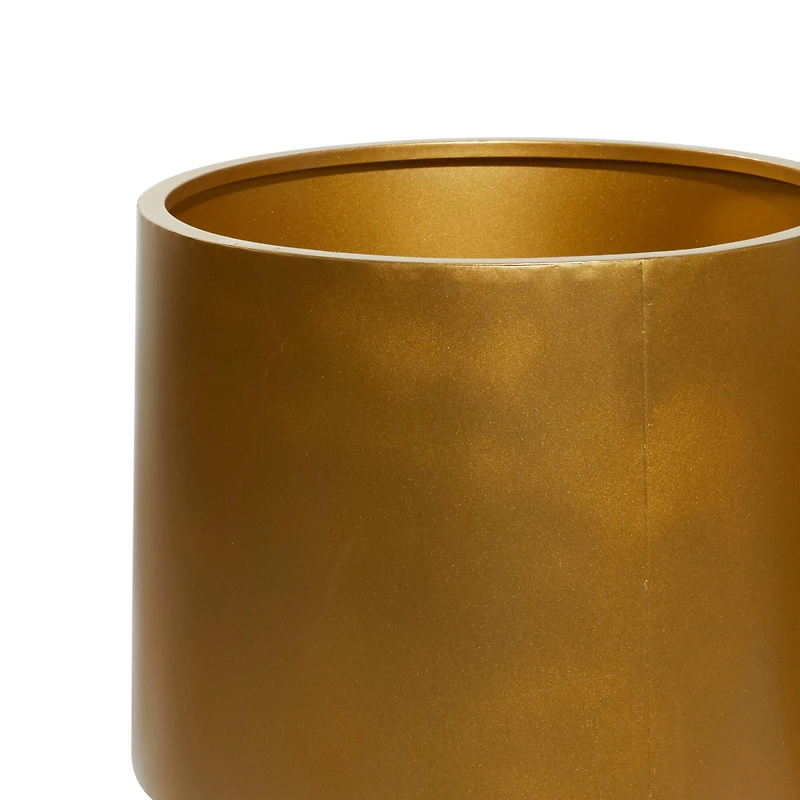 CosmoLiving by Cosmopolitan Gold Metal Planter Set