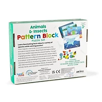 Hand2mind® Animals & Insects Pattern Block Puzzle Set