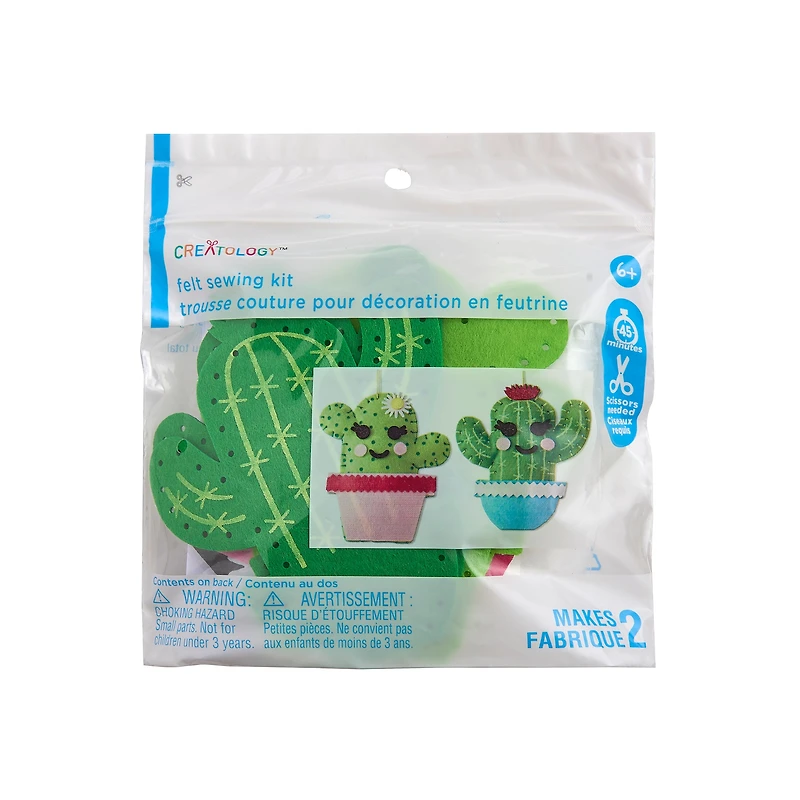 Cactus Felt Sewing Kit by Creatology™