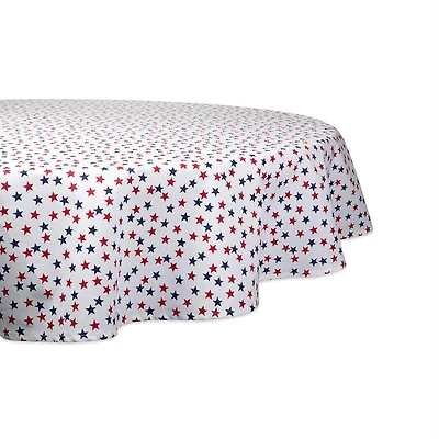DII® 70" Round Americana Stars Print Tablecloth