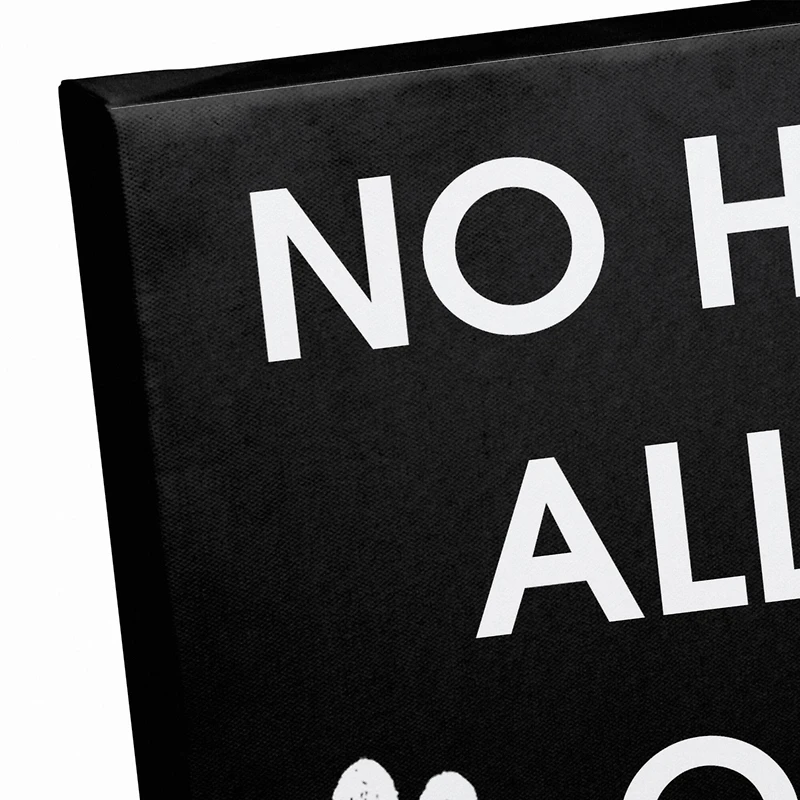 No Humans Allowed on the Furniture Canvas Wall Art