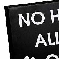 No Humans Allowed on the Furniture Canvas Wall Art