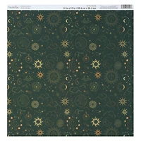12" x 12" Green Celestial Cardstock Paper by Recollections™
