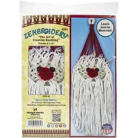 Design Works™ Zenbroidery™ Santa Macramé Wall Hanging Kit