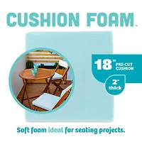 Fairfield™ Cushion Foam Pad, 18" x 18" x 2"