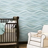 RoomMates Mosaic Waves Peel & Stick Wallpaper