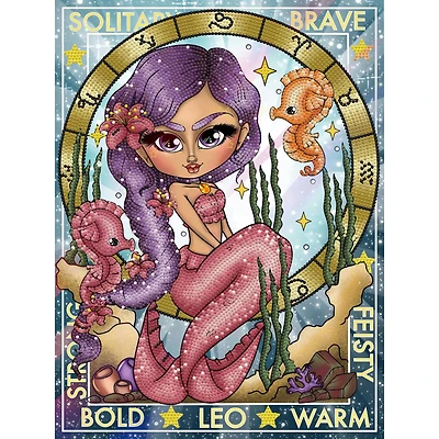 Diamond Dotz® Intermediate Leo Diamond Painting Kit