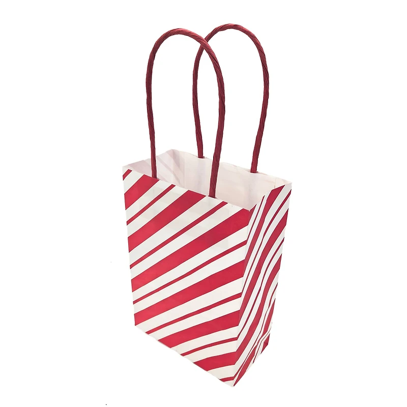 Mini Peppermint Stripes Gift Bags, 6ct. by Celebrate It™