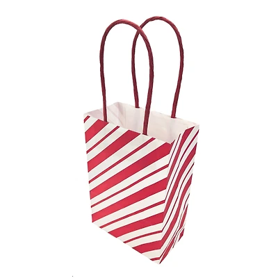 Mini Peppermint Stripes Gift Bags, 6ct. by Celebrate It™