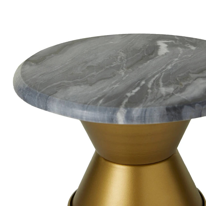 Grey Glam Cake Stand, 10" x 10" x 7"