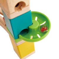 Hape Quadrilla Wooden Marble Run Construction Cliffhanger Set