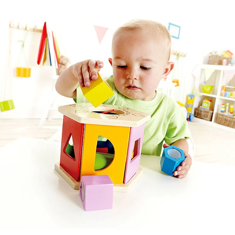 Hape Shake & Match Toddler Wooden Shape Sorter