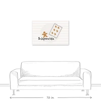 The Gingerbread Man 24x36 Canvas Wall Art