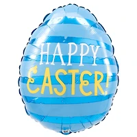 16" Funny Bunny Egg Double-Sided Foil Balloon