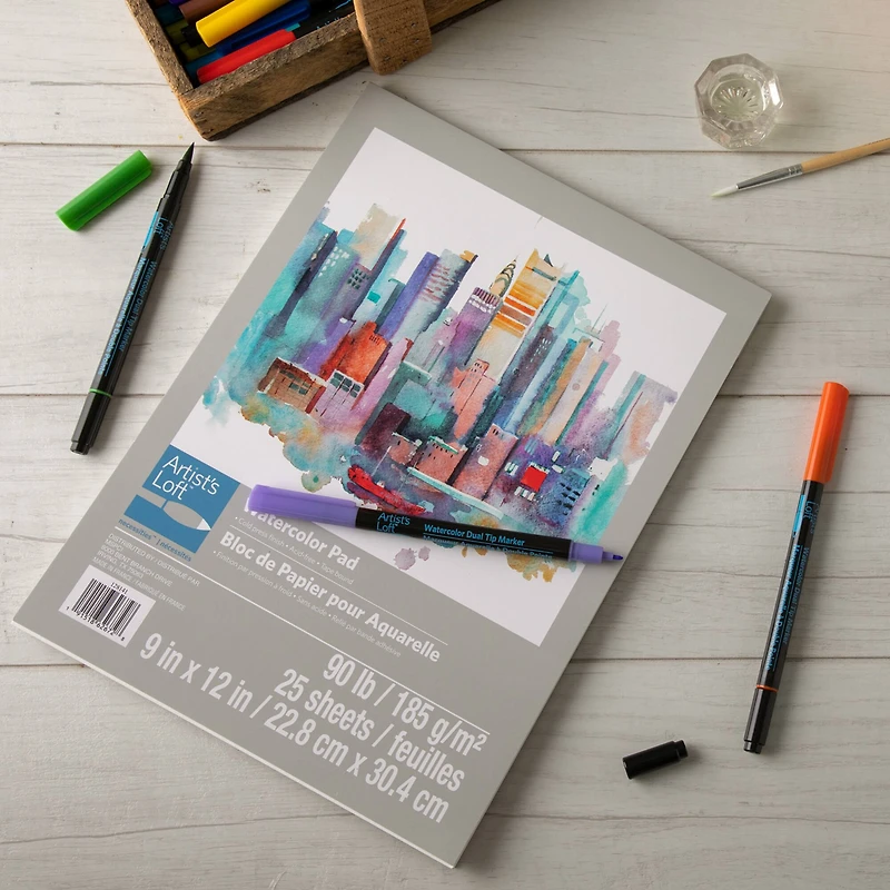 6 Pack: Watercolor Pad by Artist’s Loft™ Fundamentals™