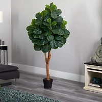 5ft. Potted Fiddle Leaf Fig Artificial Tree