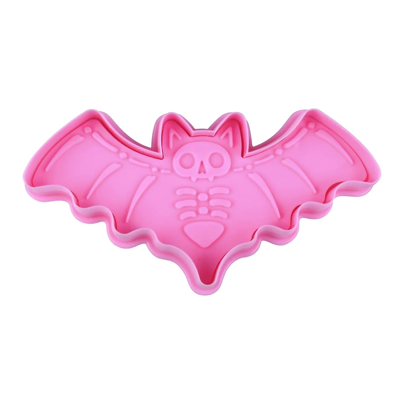 3" Skeleton Bat Cookie Stamper by Makery™