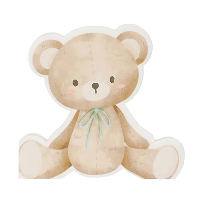 24 Packs: 20 ct. (480 total) Bear Shaped Beverage Napkins by Celebrate It™